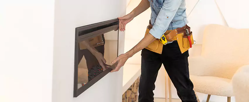 Metal Fireplace Installation in Camarillo, California