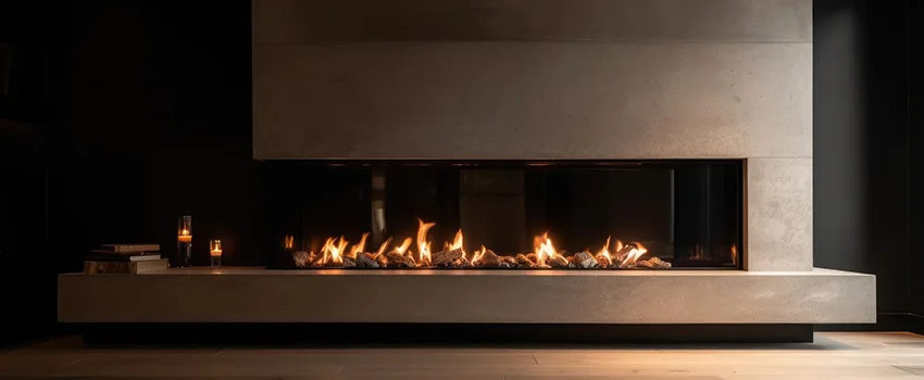 Gas Fireplace Ember Bed Design Services in Camarillo, California
